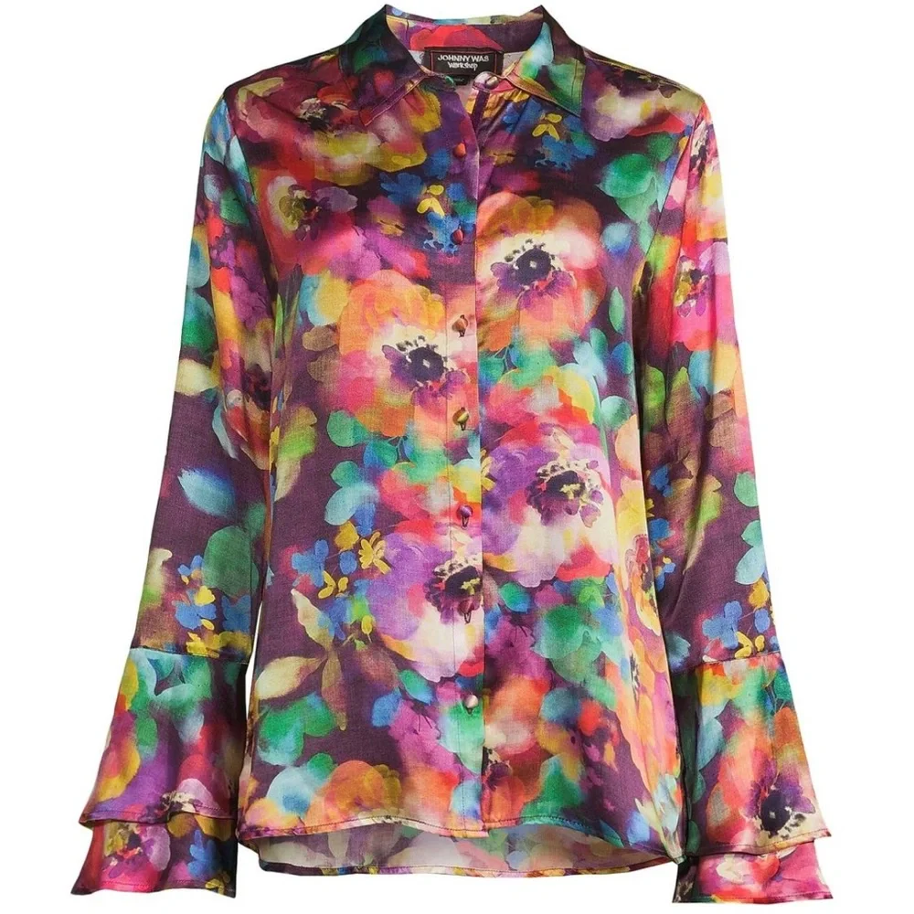 NWT Johnny Was Flounce Top - $295 - Picture 10 of 12